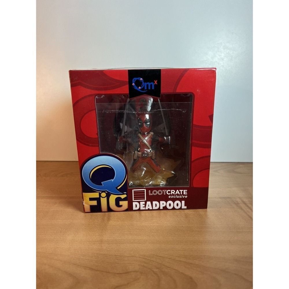 Loot Crate Exclusive Marvel Q Fig DEADPOOL Vinyl Figure Qmx